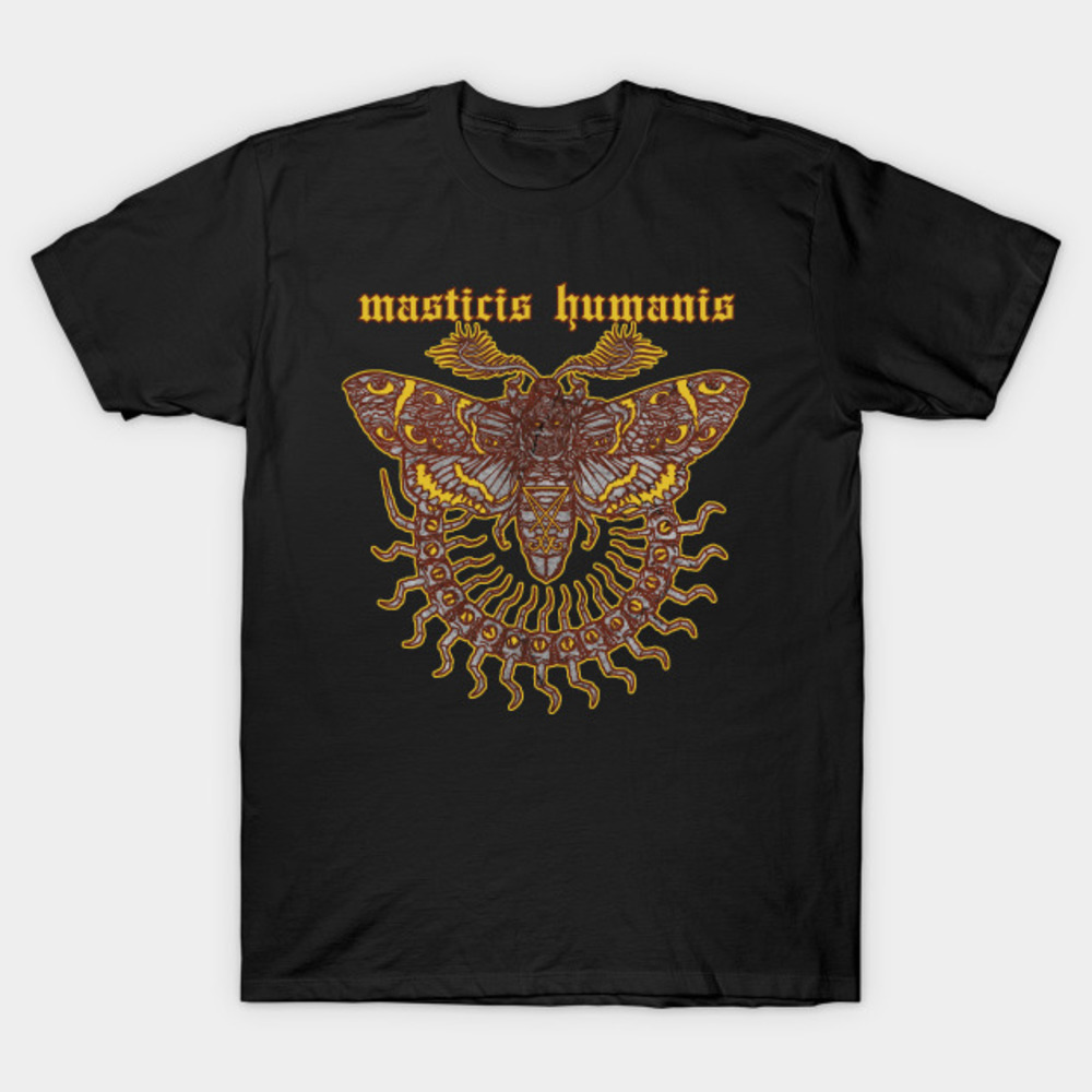 Masticis Humanis Moth Occult Aesthetic Dark Art Unisex T-Shirt